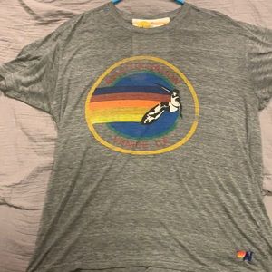 Aviator Nation Vintage Gray T-Shirt-FREE STICKER!